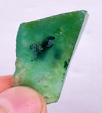 4.9gr GEM SILICA CHRYSOCOLLA Emeraldine Lily Mine Peru Scenic Quartz Malachite Chalcedony Emerald Jade Color S80