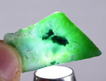 4.9gr GEM SILICA CHRYSOCOLLA Emeraldine Lily Mine Peru Scenic Quartz Malachite Chalcedony Emerald Jade Color S80