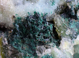 6.5cms QUARTZ CHRYSOCOLLA SELENITE Lily Mine Peru Atacamite Stalactite Druzy Mineral Specimen A518