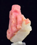 3.2cms RHODOCHROSITE QUARTZ Premium Miniature Crystals Huayllapon Pasto Bueno Mine Peru Collector Mineral Specimen R477