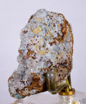 5.3cms DRUZY CHRYSOCOLLA CALCITE Lily Mine Peru Malachite 2000 Discovery Super Shiny Crystals Mineral Specimen D235
