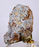 5.3cms DRUZY CHRYSOCOLLA CALCITE Lily Mine Peru Malachite 2000 Discovery Super Shiny Crystals Mineral Specimen D235