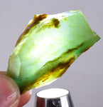 11.2grs BLUE OPAL SLAB Peru Scenic Quality Translucent Jewelry Collector O694