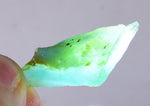 4grs BLUE OPAL SLAB Peru Scenic Quality Translucent Jewelry Collector O695