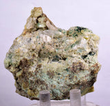 6.5cms QUARTZ CHRYSOCOLLA SELENITE Lily Mine Peru Atacamite Stalactite Druzy Mineral Specimen A518