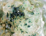 6.5cms QUARTZ CHRYSOCOLLA SELENITE Lily Mine Peru Atacamite Stalactite Druzy Mineral Specimen A518