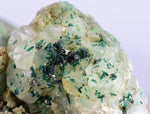 6.5cms QUARTZ CHRYSOCOLLA SELENITE Lily Mine Peru Atacamite Stalactite Druzy Mineral Specimen A518