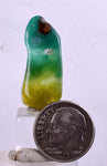 17.5Carats GEM SILICA CHRYSOCOLLA Chalcedony Lily Mine Peru Tumbled Quartz B946