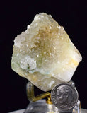 4.4cms DRUZY QUARTZ  Lily Mine Peru Malachite 2000 Discovery Super Shiny Crystals Mineral Specimen D233
