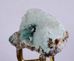 5.3cms DRUZY CHRYSOCOLLA CALCITE Lily Mine Peru Malachite 2000 Discovery Super Shiny Crystals Mineral Specimen D235