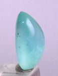 6carats BLUE OPAL Cabochon Pendant Wire Wrap Peru Peru Jewelry B958