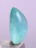 6carats BLUE OPAL Cabochon Pendant Wire Wrap Peru Peru Jewelry B958