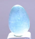 6carats BLUE OPAL Cabochon Pendant Wire Wrap Peru Peru Jewelry B958