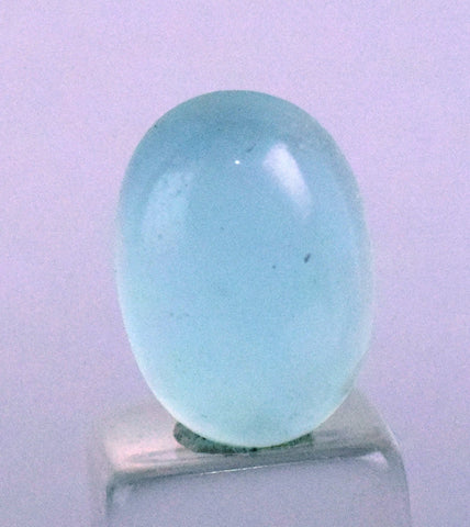 4carats BLUE OPAL Cabochon Pendant Wire Wrap Peru Peru Jewelry B959