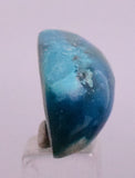 48carats GEM SILICA CHRYSOCOLLA Emeraldine Chalcedony Lily Mine Peru Cabochon Quartz Malachite Emerald Color Jade Color B960