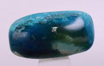 48carats GEM SILICA CHRYSOCOLLA Emeraldine Chalcedony Lily Mine Peru Cabochon Quartz Malachite Emerald Color Jade Color B960