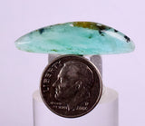 10carats BLUE OPAL Cabochon Pendant Wire Wrap Peru Peru Jewelry B963