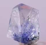 2.5Carats BLUE DUMORTIERITE in QUARTZ  Gem Polished Acicular Pendant Cabochon Mineral Specimen U476