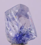 2.5Carats BLUE DUMORTIERITE in QUARTZ  Gem Polished Acicular Pendant Cabochon Mineral Specimen U476