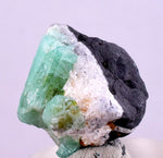 2cms EMERALD CRYSTAL PYRITE Slate Calcite Quartz Colombia Mineral Specimen E100