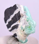 2cms EMERALD CRYSTAL PYRITE Slate Calcite Quartz Colombia Mineral Specimen E100