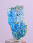 2.4cms NATURAL CHALCANTHITE  Unique Copper Druzy Peru Electric Blue Sharp Shiny Mineral Specimen Collector fe389
