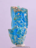 2.4cms NATURAL CHALCANTHITE  Unique Copper Druzy Peru Electric Blue Sharp Shiny Mineral Specimen Collector fe389