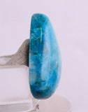 16.5Carats BLUE CHRYSOCOLLA QUARTZ Malachite Peru Scenic Cabochon Pendant B956