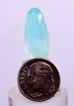 2.2cms GEM BLUE OPAL Seascape Peru Tumbled Pendant Jewerly B965