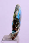 2.6cms GEM BLUE OPAL Seascape Peru Cabochon Pendant Jewerly B968