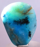 2.9cms GEM BLUE OPAL Seascape Peru Tumbled Pendant Jewerly B970