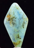 5.1cms GEM BLUE OPAL Seascape Peru Cabochon Pendant Jewerly B971