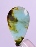 4.5Carats BLUE OPAL CABOCHON Pendant Wire Wrap Caribean Turquoise Color Peru B972