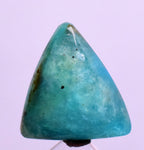 6Carats BLUE OPAL CABOCHON Pendant Wire Wrap Caribean Turquoise Color Peru B973
