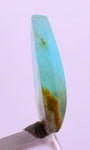 4.5Carats BLUE OPAL CABOCHON Pendant Wire Wrap Caribean Turquoise Color Peru B974
