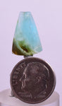 4.5Carats BLUE OPAL CABOCHON Pendant Wire Wrap Caribean Turquoise Color Peru B974