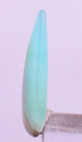 4.5Carats BLUE OPAL CABOCHON Pendant Wire Wrap Caribean Turquoise Color Peru B975