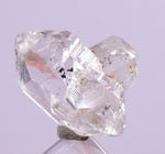 1.6cms HERKIMER DIAMOND ANTHRAXOLITE Crystals Mineral Specimen Peru Q317