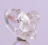 1.6cms HERKIMER DIAMOND ANTHRAXOLITE Crystals Mineral Specimen Peru Q317