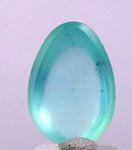 6carats BLUE OPAL Cabochon Pendant Wire Wrap Peru Peru Jewelry B958