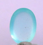 4carats BLUE OPAL Cabochon Pendant Wire Wrap Peru Peru Jewelry B959