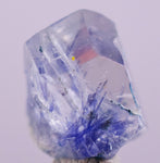2.5Carats BLUE DUMORTIERITE in QUARTZ  Gem Polished Acicular Pendant Cabochon Mineral Specimen U476