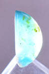 1.5Carats BLUE OPAL CABOCHON Pendant Wire Wrap Caribean Turquoise Color Peru B976
