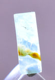 1.5Carats BLUE OPAL CABOCHON Pendant Wire Wrap Caribean Turquoise Color Peru B977