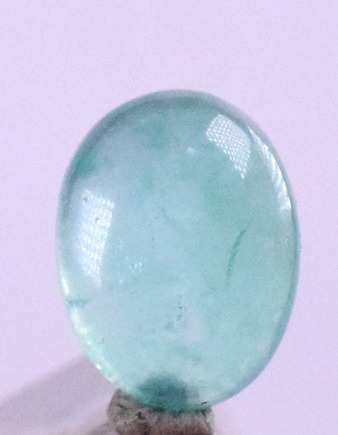 1.5carats GEM SILICA CHRYSOCOLLA Emeraldine Chalcedony Lily Mine Peru Cabochon Quartz Malachite Emerald Color Jade Color B978