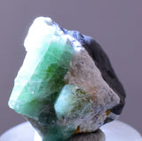 2cms EMERALD CRYSTAL PYRITE Slate Calcite Quartz Colombia Mineral Specimen E100