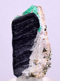 3.4cms EMERALD CRYSTAL PYRITE Slate Calcite Quartz Colombia Mineral Specimen E101