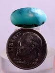 3.5carats GEM SILICA CHRYSOCOLLA Emeraldine Chalcedony Lily Mine Peru Cabochon Quartz Malachite Emerald Color Jade Color B982