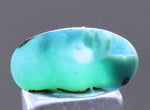 3.5carats GEM SILICA CHRYSOCOLLA Emeraldine Chalcedony Lily Mine Peru Cabochon Quartz Malachite Emerald Color Jade Color B982