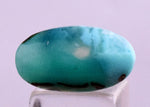 3.5carats GEM SILICA CHRYSOCOLLA Emeraldine Chalcedony Lily Mine Peru Cabochon Quartz Malachite Emerald Color Jade Color B982